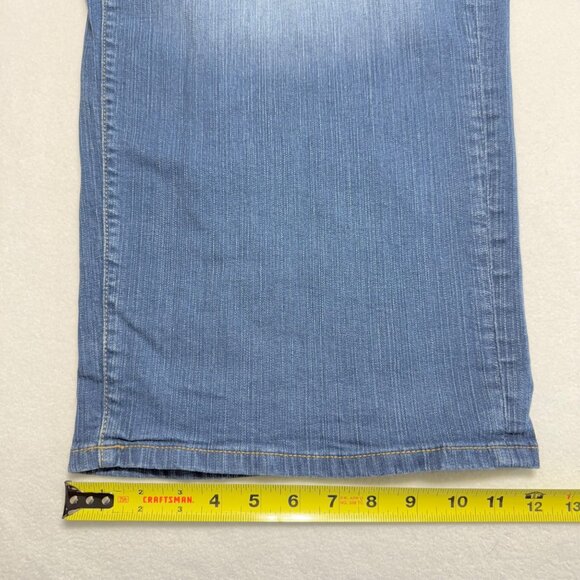 Torrid Women Perfect Wide Leg Vintage High Rise Stretch Blue Denim Jeans Sz 24R - Picture 9 of 10